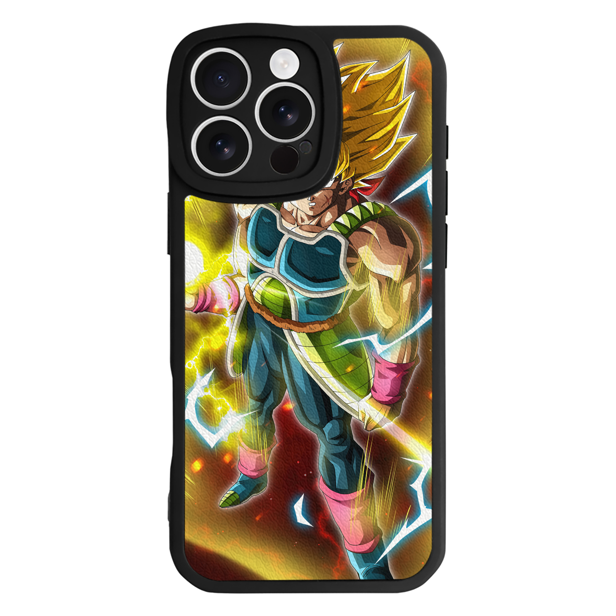 （画像用） ドラゴンボール DRAGON BALL 【iPhone 16シリーズ対応】シリコンスマホケース（レザー調） 材質：シリコン